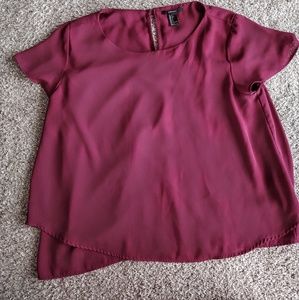 Burgundy blouse